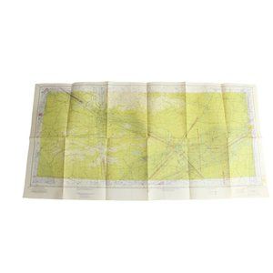 1954 Little Rock Sectional Aeronautical Chart Air Force Edition AR Map 88489